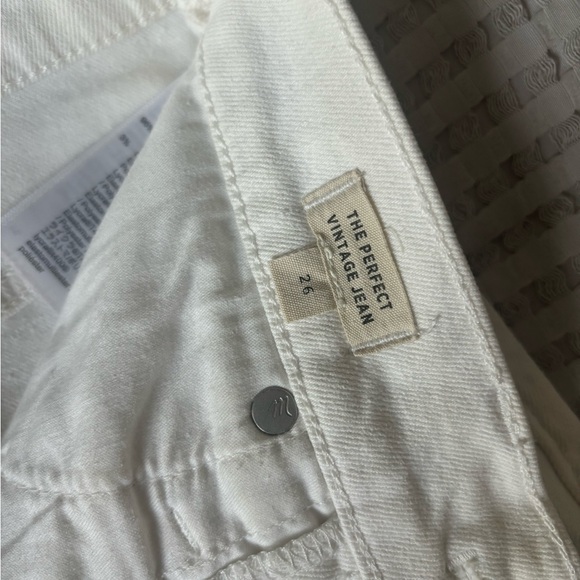 Madewell Perfect Vintage White Skinny Jeans Size 26 - Picture 6 of 6